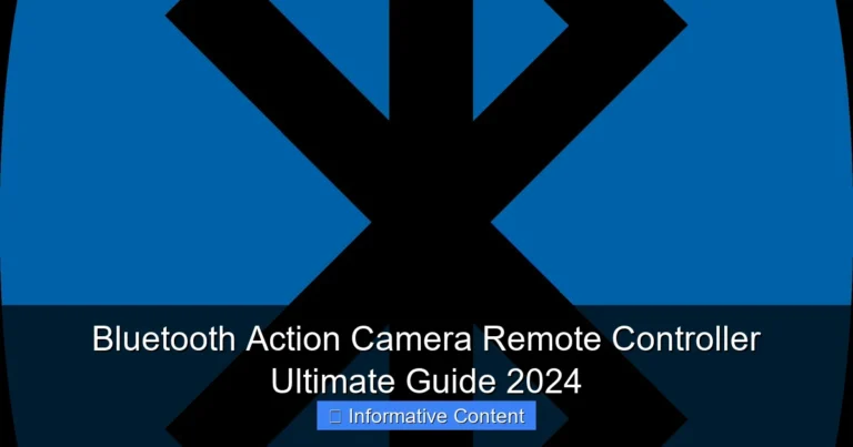 Bluetooth Action Camera Remote Controller Ultimate Guide 2024