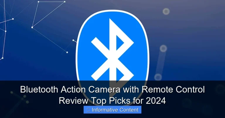 Bluetooth Action Camera with Remote Control Review Top Picks for 2024
