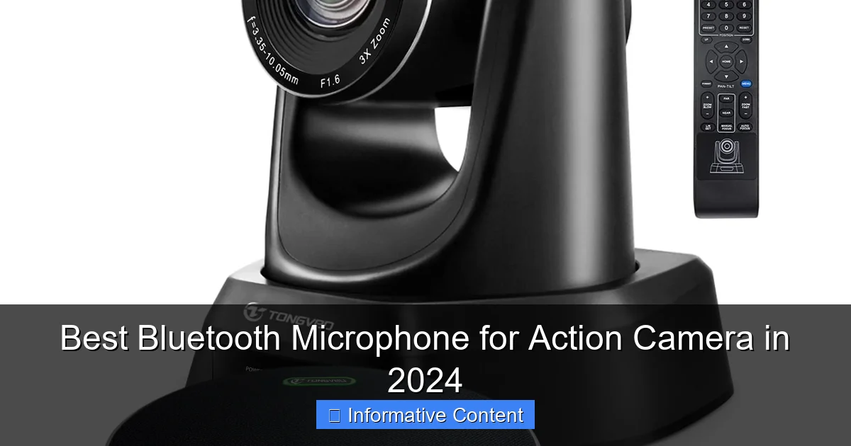 Best Bluetooth Microphone for Action Camera in 2024