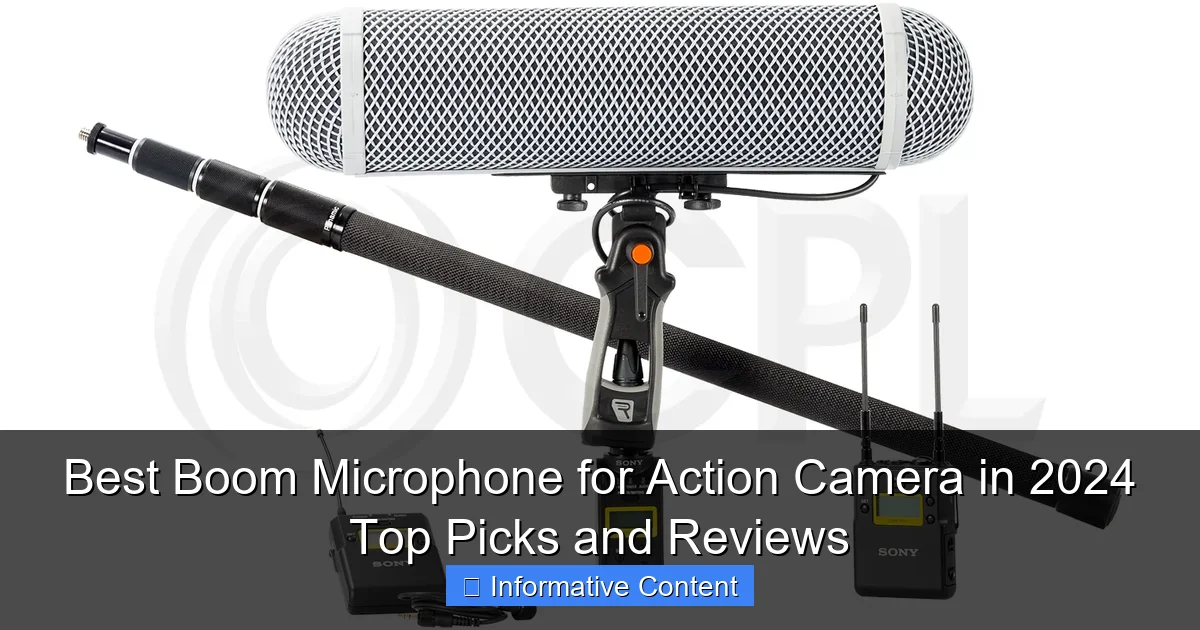 Best Boom Microphone for Action Camera in 2024 Top Picks and Reviews