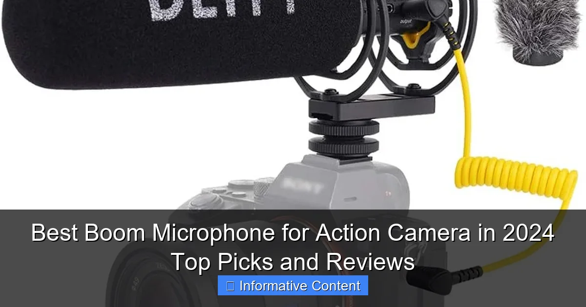 Best Boom Microphone for Action Camera in 2024 Top Picks and Reviews