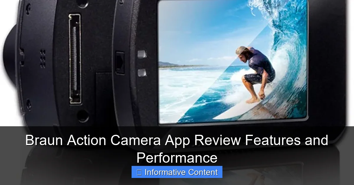 Braun Action Camera App Review Features and Performance