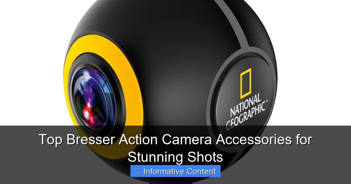 Top Bresser Action Camera Accessories for Stunning Shots