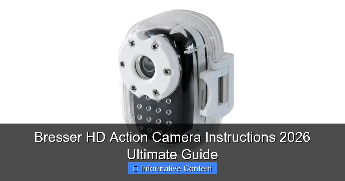 Bresser HD Action Camera Instructions 2026 Ultimate Guide