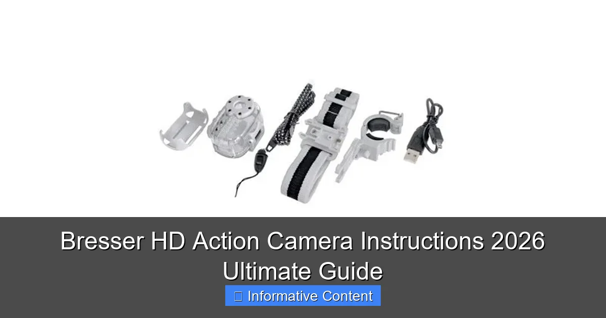 Bresser HD Action Camera Instructions 2026 Ultimate Guide