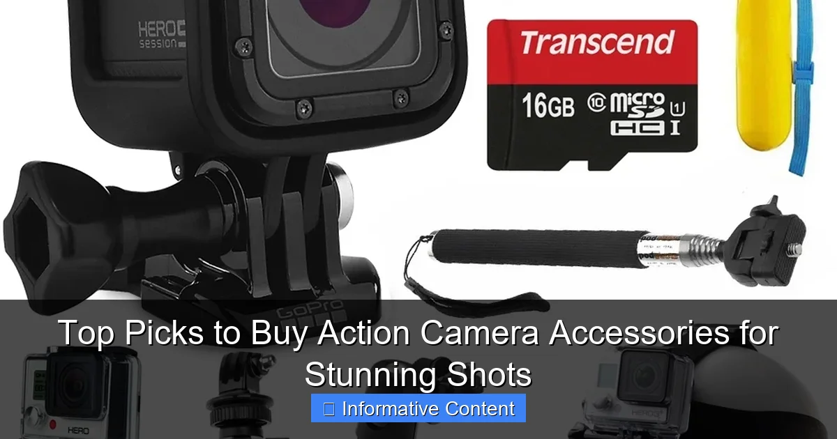 Top Picks to Buy Action Camera Accessories for Stunning Shots