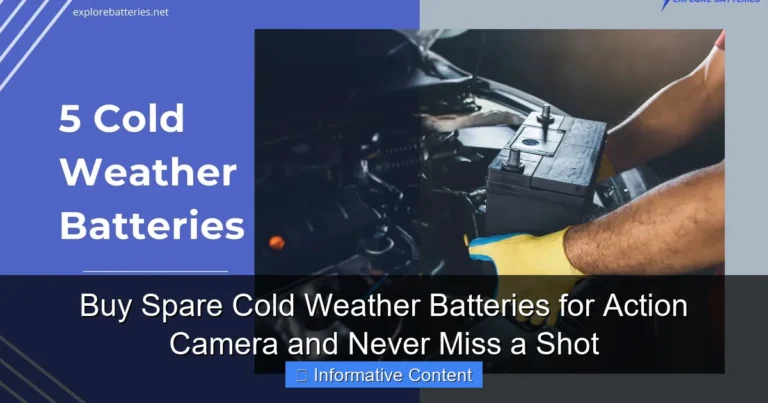Buy Spare Cold Weather Batteries for Action Camera and Never Miss a Shot