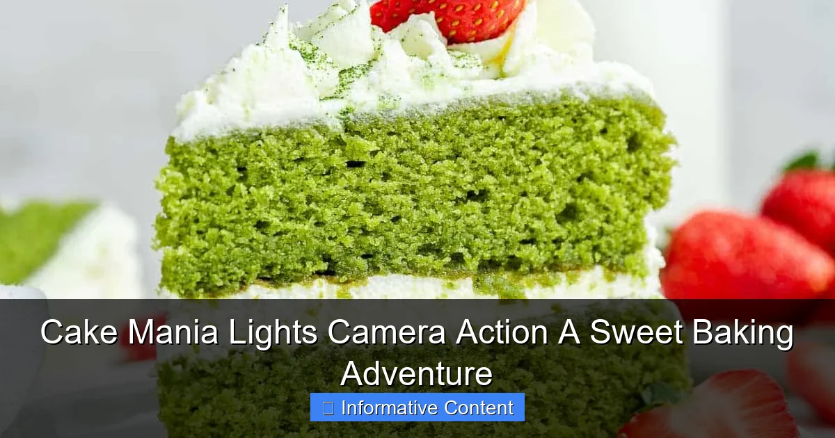 Cake Mania Lights Camera Action A Sweet Baking Adventure
