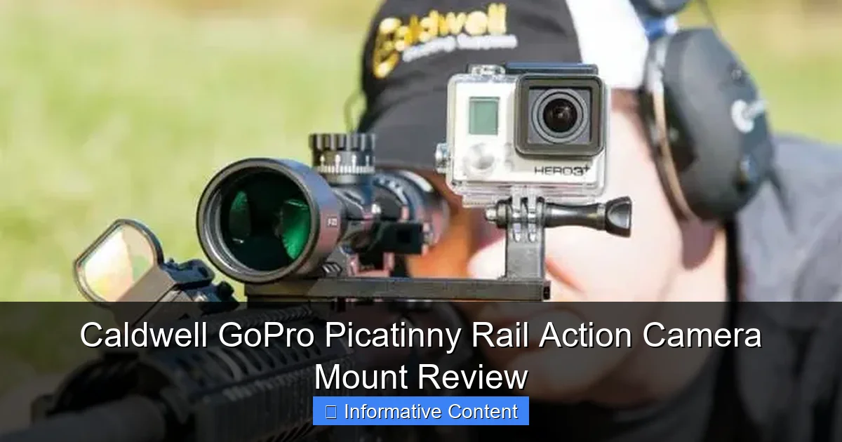 Caldwell GoPro Picatinny Rail Action Camera Mount Review