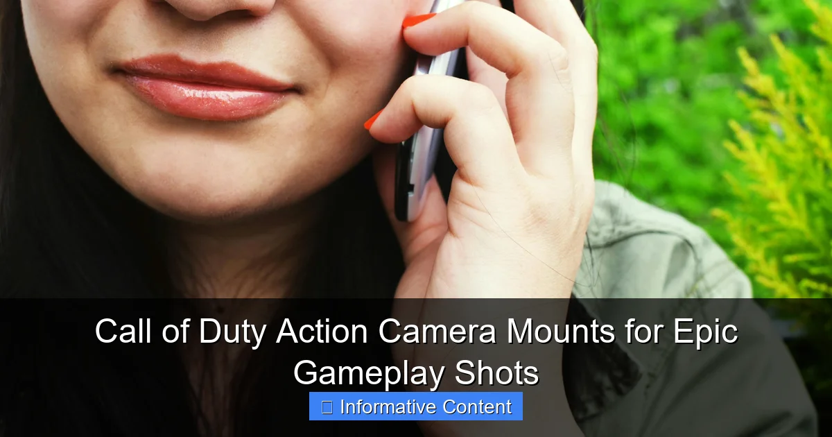 Call of Duty Action Camera Mounts for Epic Gameplay Shots