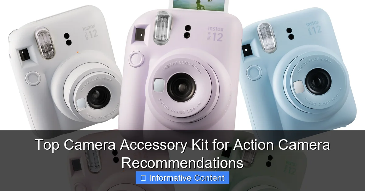 Top Camera Accessory Kit for Action Camera Recommendations