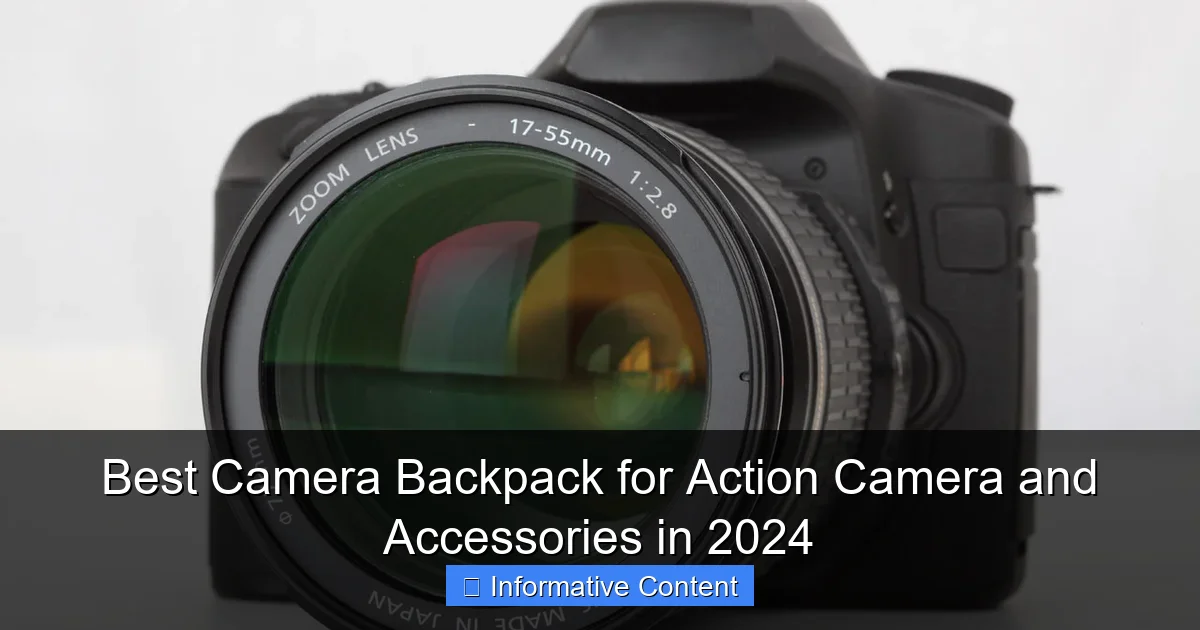 Best Camera Backpack for Action Camera and Accessories in 2024