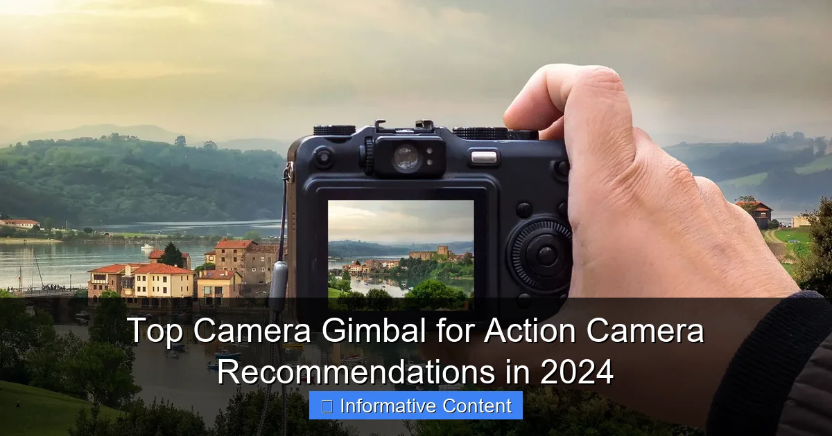 Top Camera Gimbal for Action Camera Recommendations in 2024