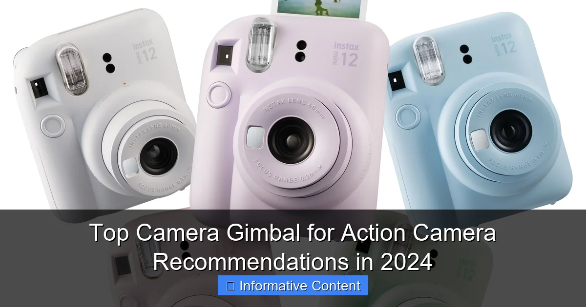 Top Camera Gimbal for Action Camera Recommendations in 2024