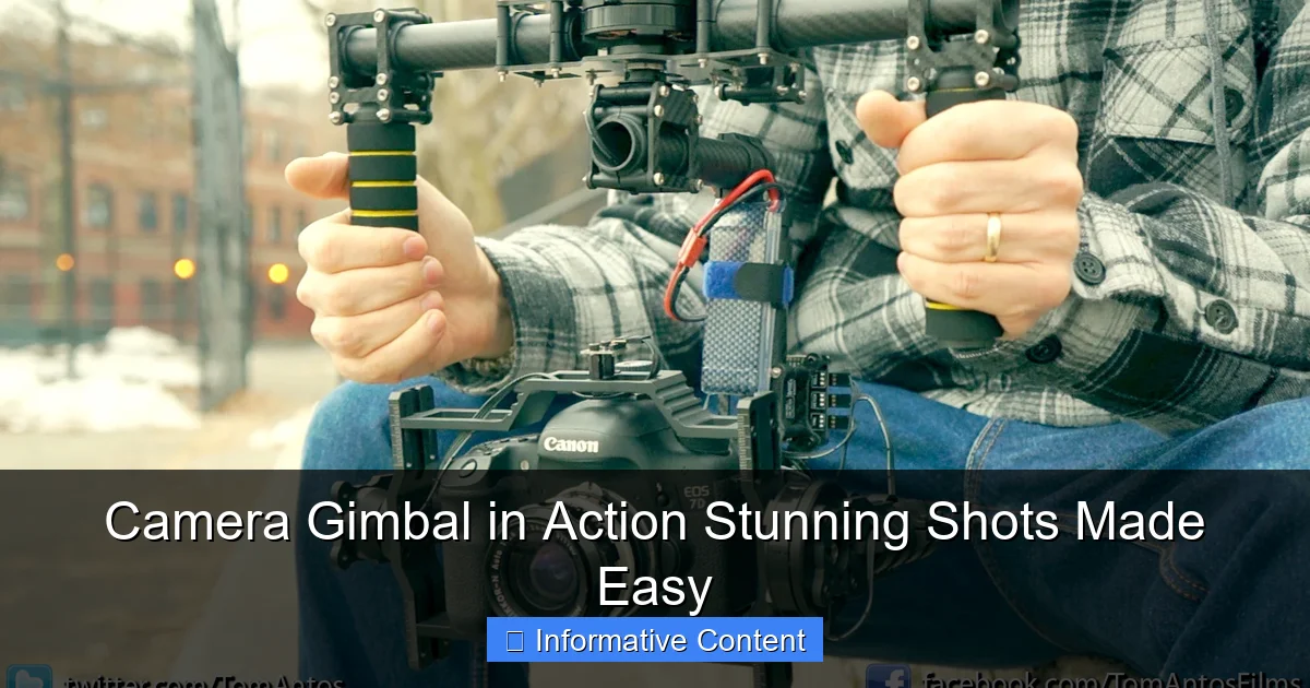 Camera Gimbal in Action Stunning Shots Made Easy