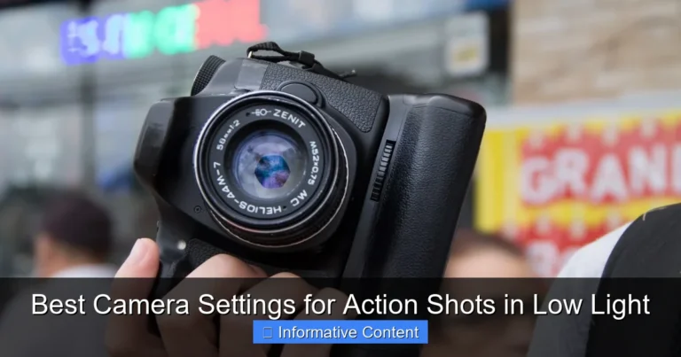 Best Camera Settings for Action Shots in Low Light