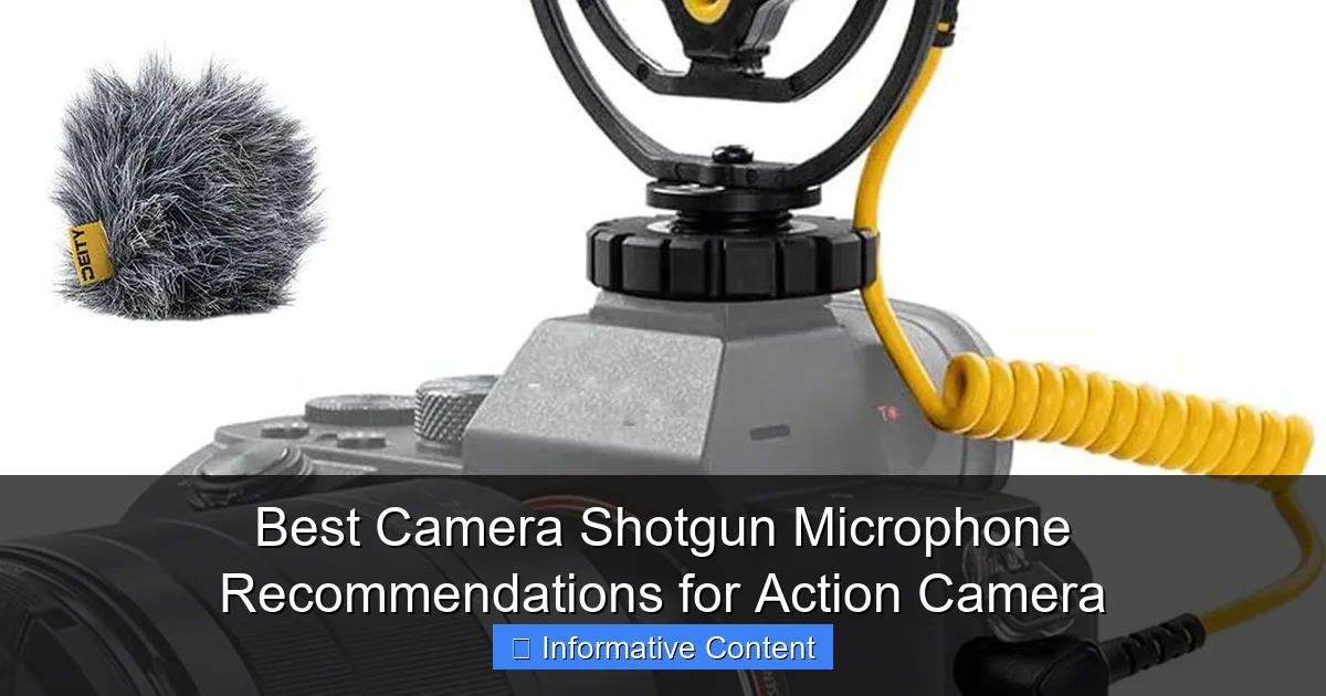 Best Camera Shotgun Microphone Recommendations for Action Camera