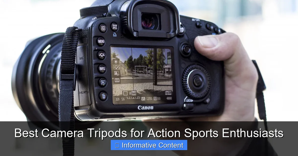 Best Camera Tripods for Action Sports Enthusiasts