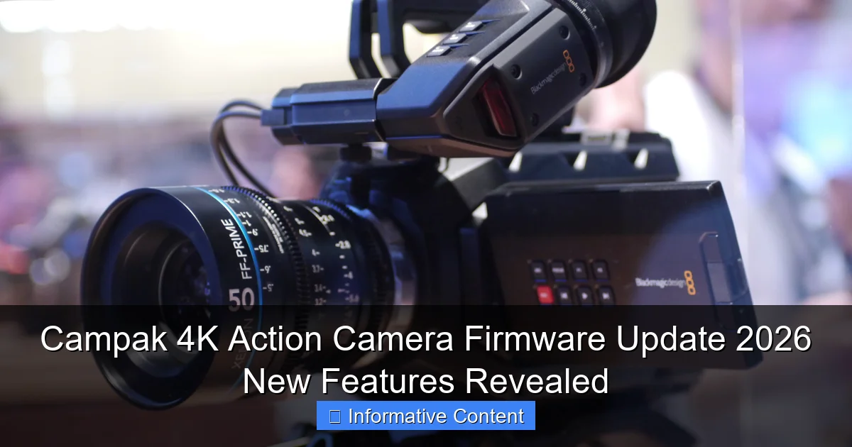 Campak 4K Action Camera Firmware Update 2026 New Features Revealed