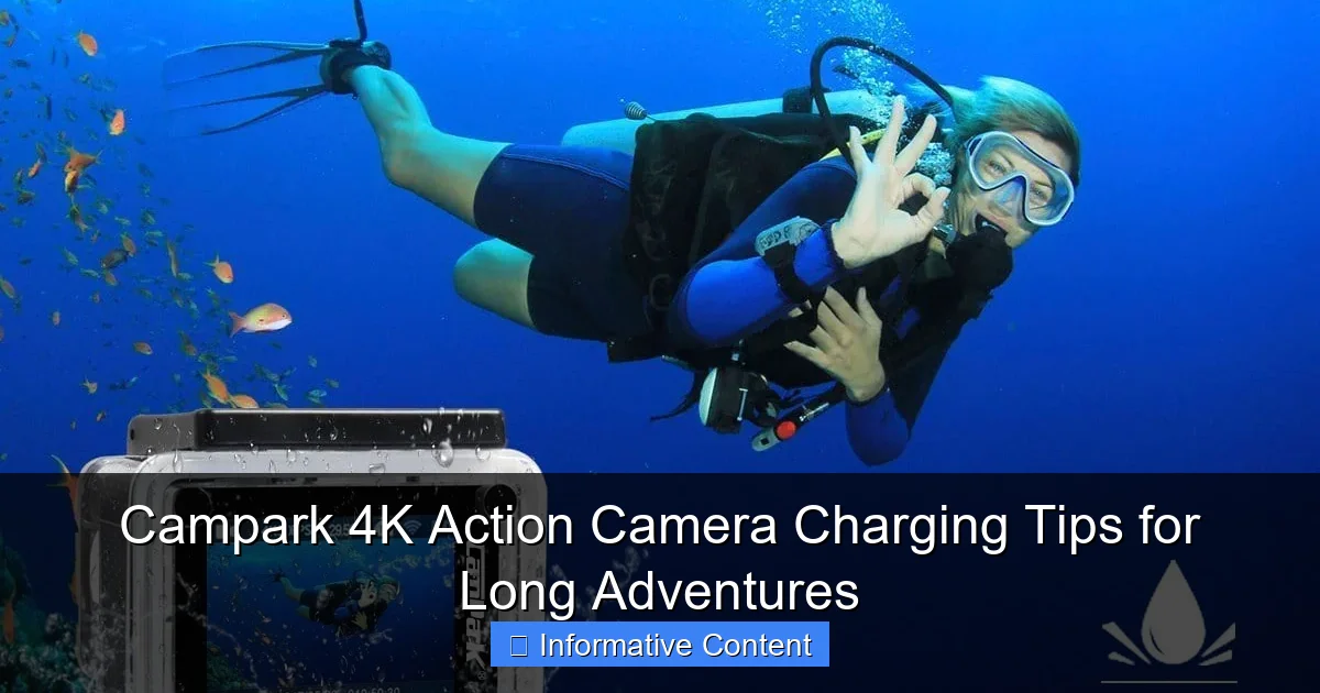Campark 4K Action Camera Charging Tips for Long Adventures