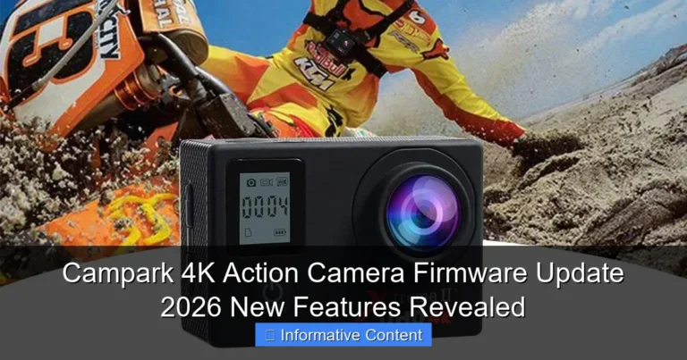 Campark 4K Action Camera Firmware Update 2026 New Features Revealed