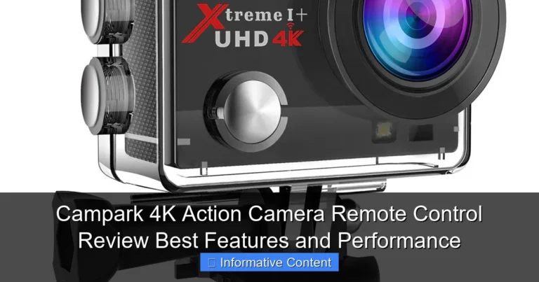 Campark 4K Action Camera Remote Control Review Best Features and Performance