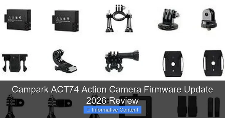Campark ACT74 Action Camera Firmware Update 2026 Review