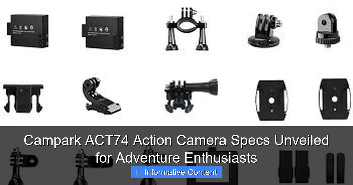 Campark ACT74 Action Camera Specs Unveiled for Adventure Enthusiasts