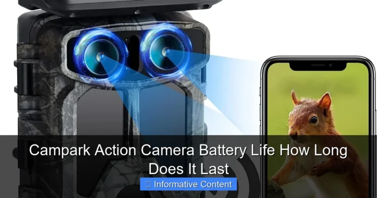 Campark Action Camera Battery Life How Long Does It Last