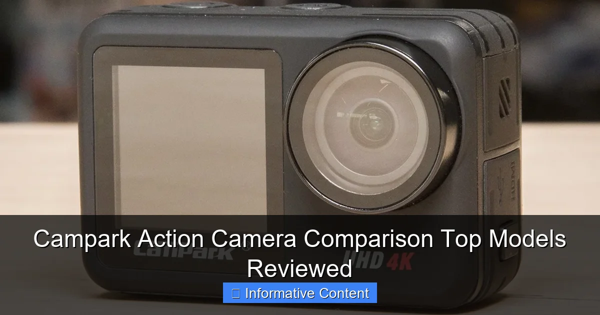 Campark Action Camera Comparison Top Models Reviewed