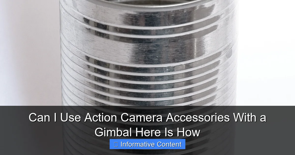Can I Use Action Camera Accessories With a Gimbal Here Is How