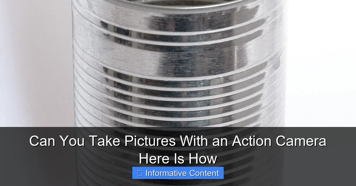 Can You Take Pictures With an Action Camera Here Is How