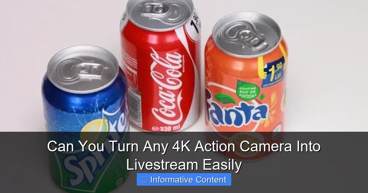 Can You Turn Any 4K Action Camera Into Livestream Easily