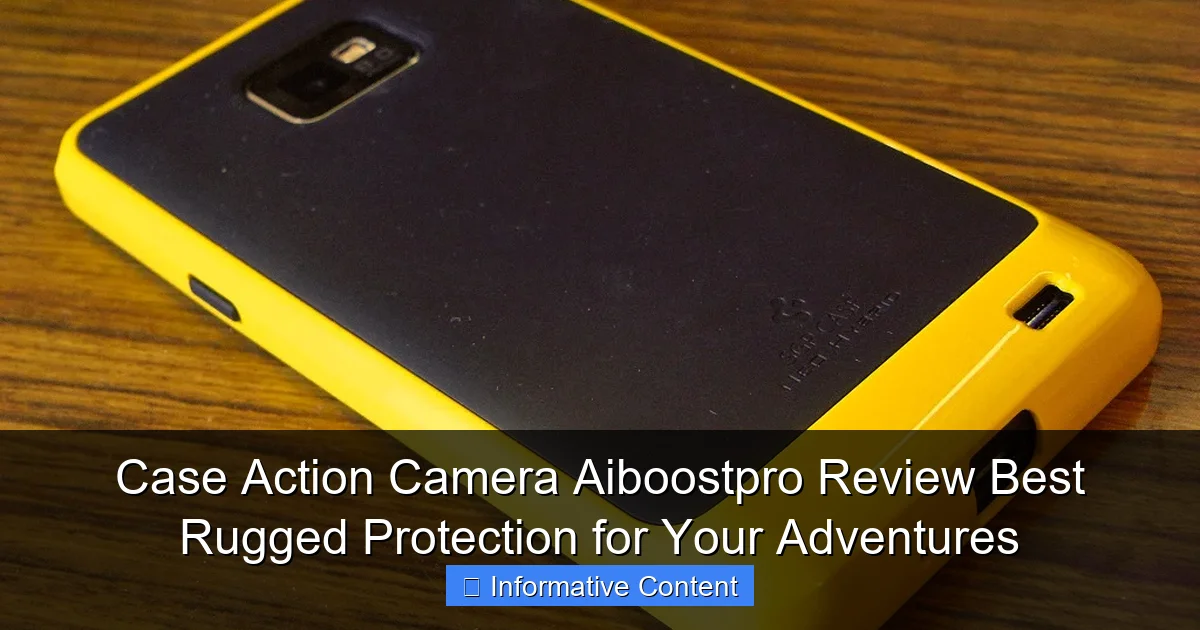 Case Action Camera Aiboostpro Review Best Rugged Protection for Your Adventures