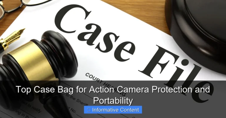 Top Case Bag for Action Camera Protection and Portability