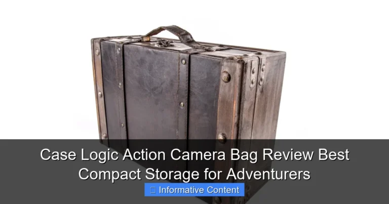 Case Logic Action Camera Bag Review Best Compact Storage for Adventurers