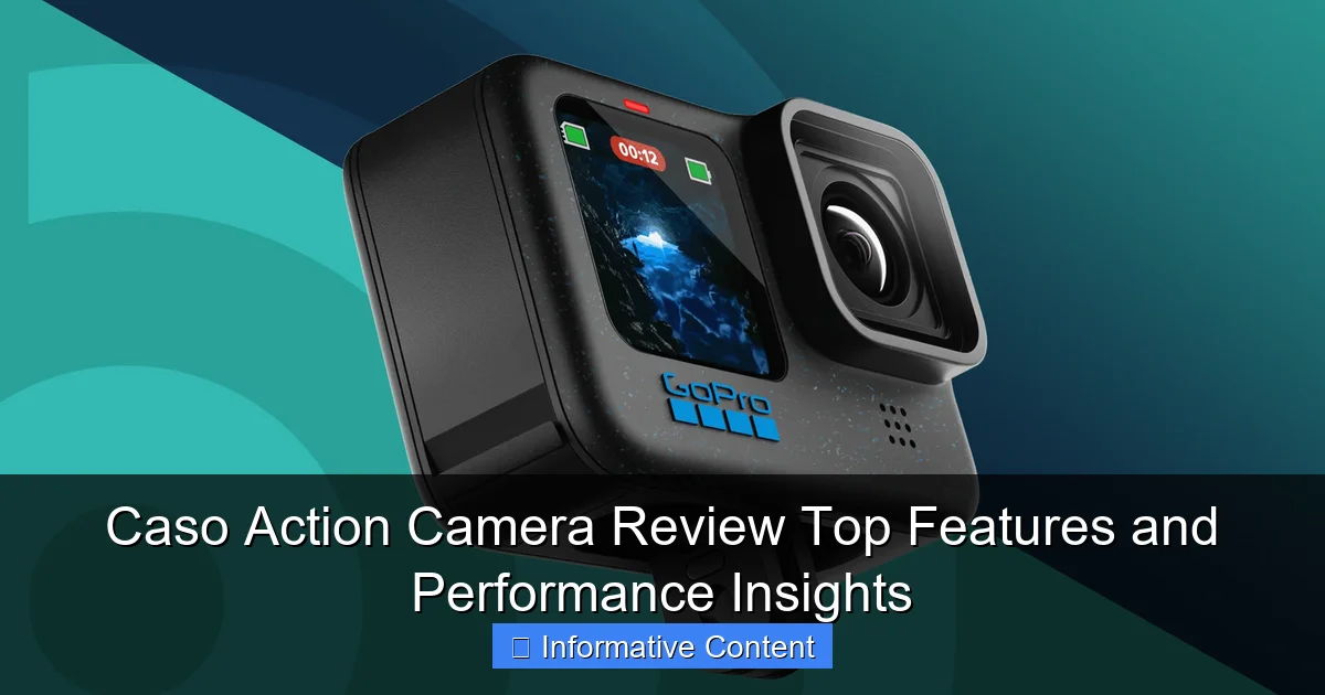 Caso Action Camera Review Top Features and Performance Insights