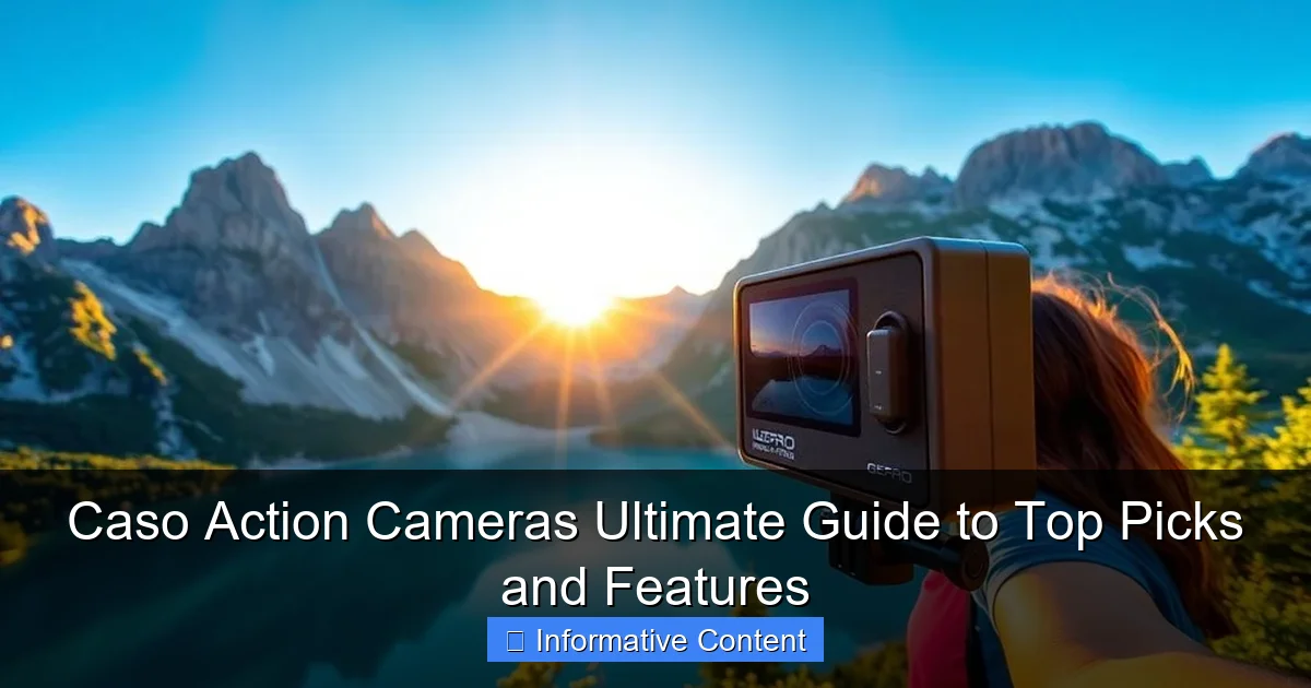 Caso Action Cameras Ultimate Guide to Top Picks and Features