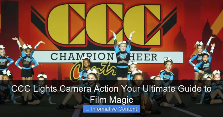 CCC Lights Camera Action Your Ultimate Guide to Film Magic