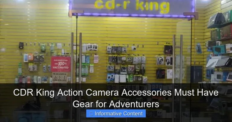 CDR King Action Camera Accessories Must Have Gear for Adventurers