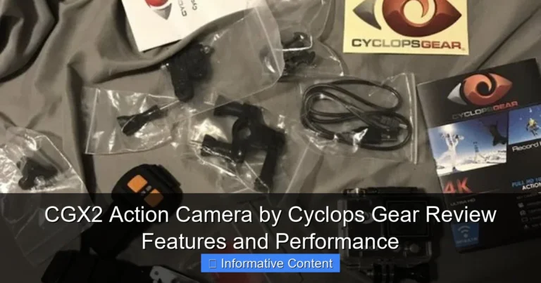 CGX2 Action Camera by Cyclops Gear Review Features and Performance