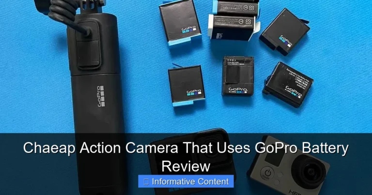 Chaeap Action Camera That Uses GoPro Battery Review
