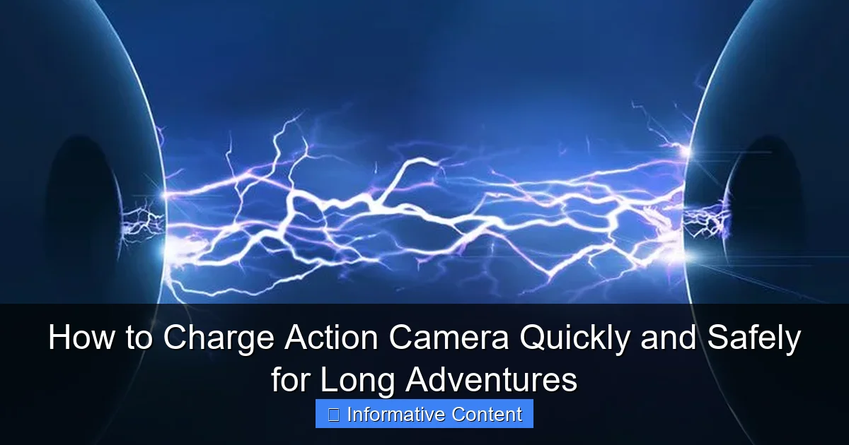 How to Charge Action Camera Quickly and Safely for Long Adventures