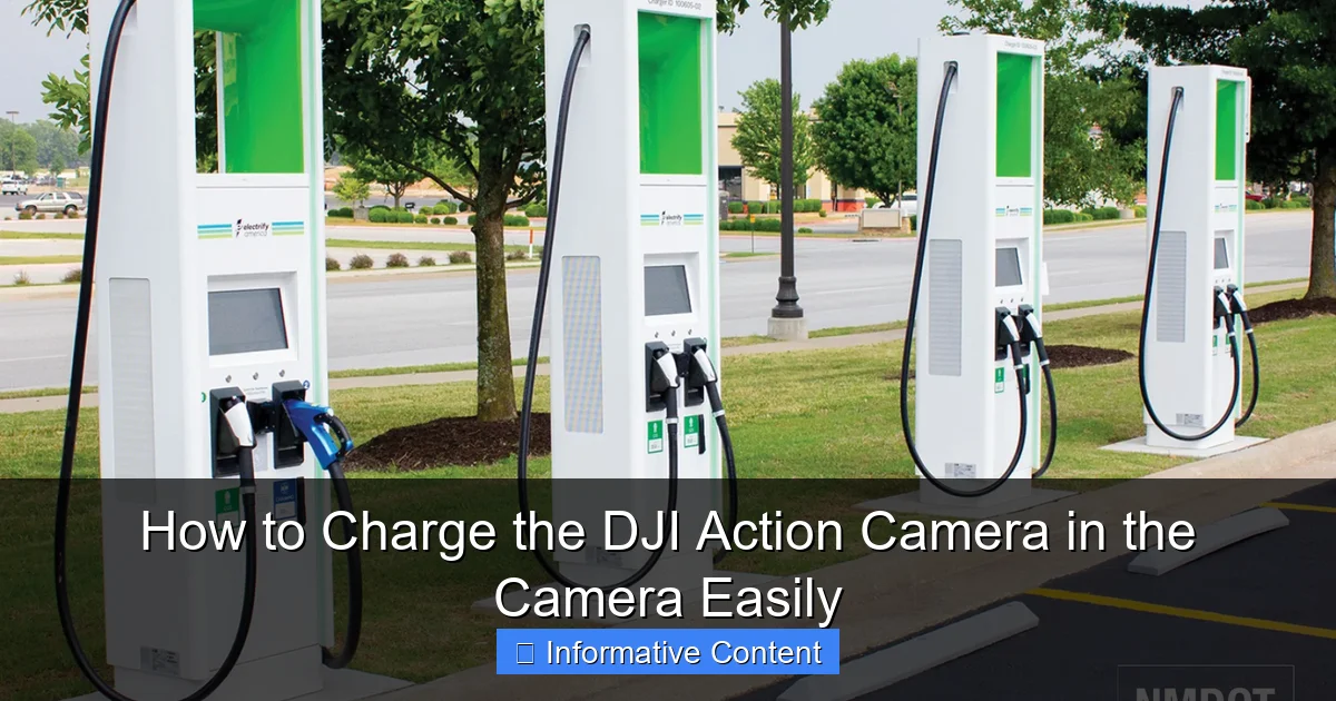 How to Charge the DJI Action Camera in the Camera Easily