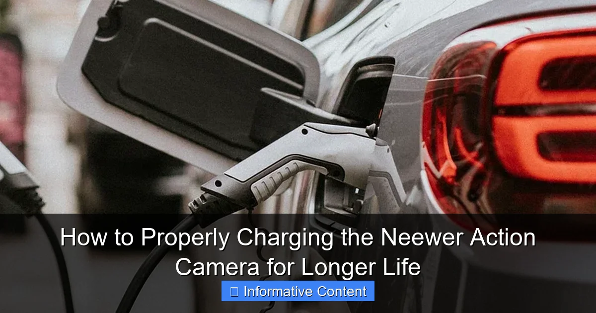 How to Properly Charging the Neewer Action Camera for Longer Life