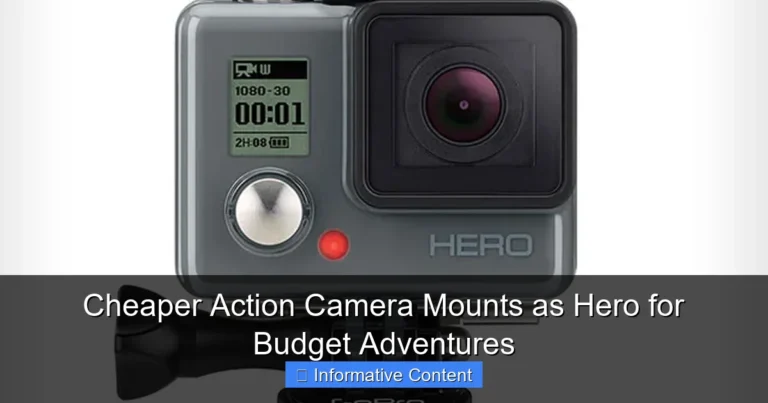 Cheaper Action Camera Mounts as Hero for Budget Adventures