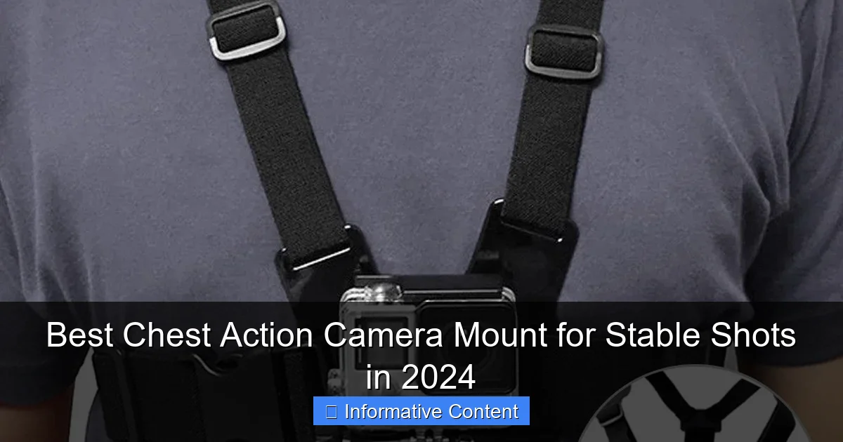 Best Chest Action Camera Mount for Stable Shots in 2024