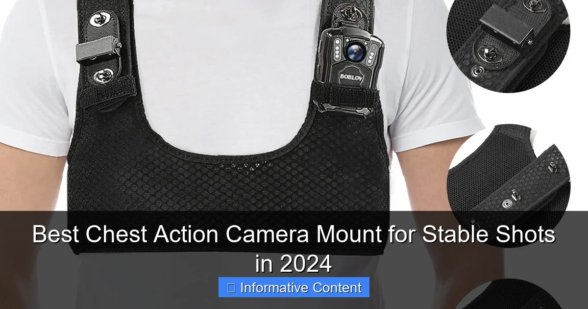 Best Chest Action Camera Mount for Stable Shots in 2024