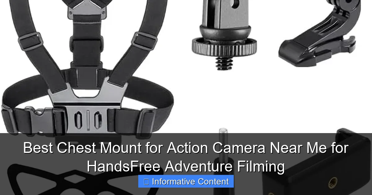Best Chest Mount for Action Camera Near Me for HandsFree Adventure Filming