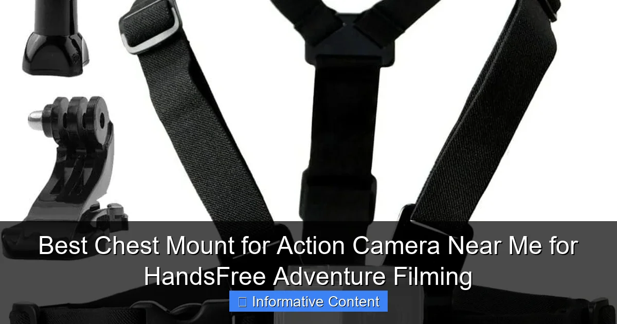 Best Chest Mount for Action Camera Near Me for HandsFree Adventure Filming
